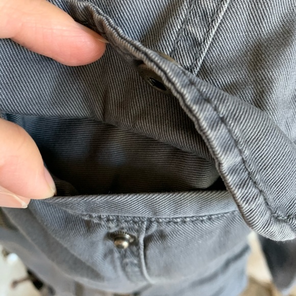 Grey Utility Jacket with Hood Zipper MOSSIMO - Picture 10 of 16